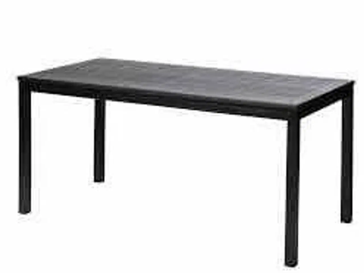 Billede 3 - Cinas Rosenborg havebord, mat sort, 165 x 80 cm