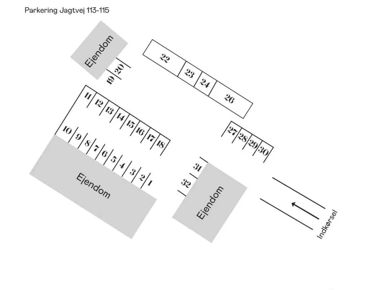 Billede 19 - P-plads 14 på Jagtvej – central parkering på Nørrebro