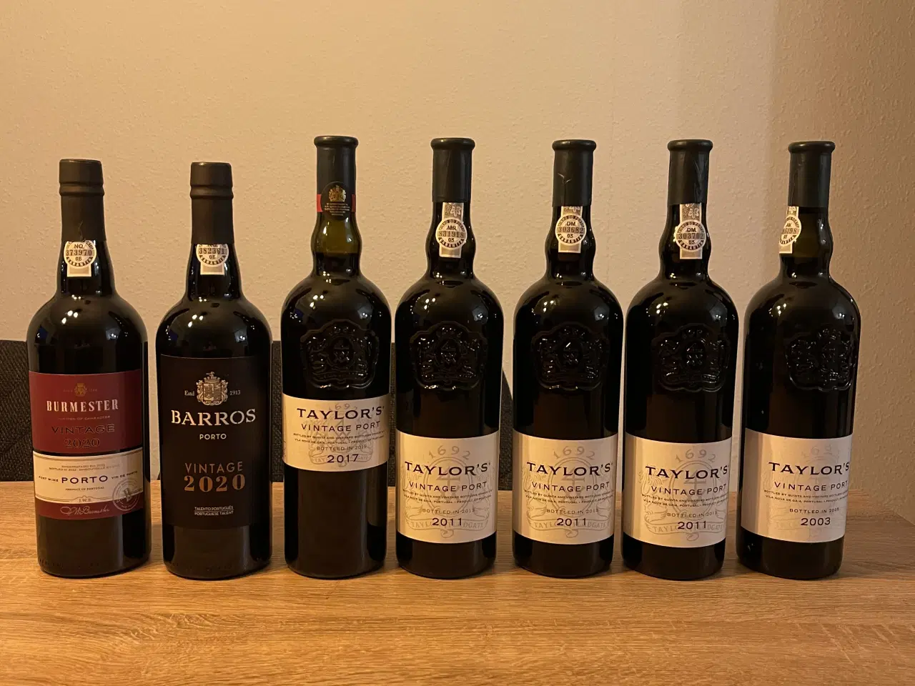 Billede 1 - Vintage Portvin fra Taylors 2003 2011 2017