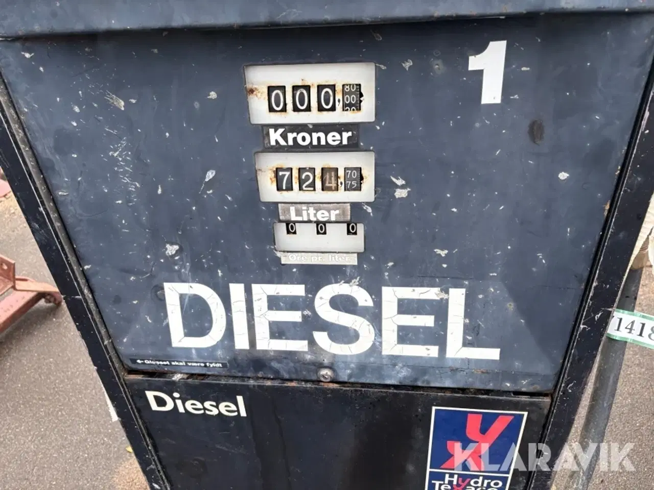 Billede 6 - Dieselpumpe Hydro Texaco, Statoil