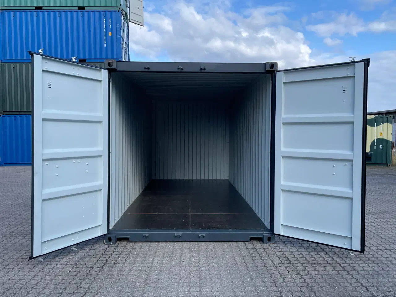 Billede 2 - 20´ fods Container i farve Ral: 7016 nye one way