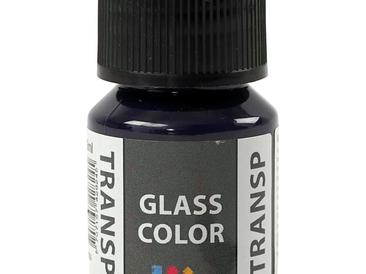 Billede 1 - Marineblå Transparent Maling til Glas og Porcelæn - 30ml