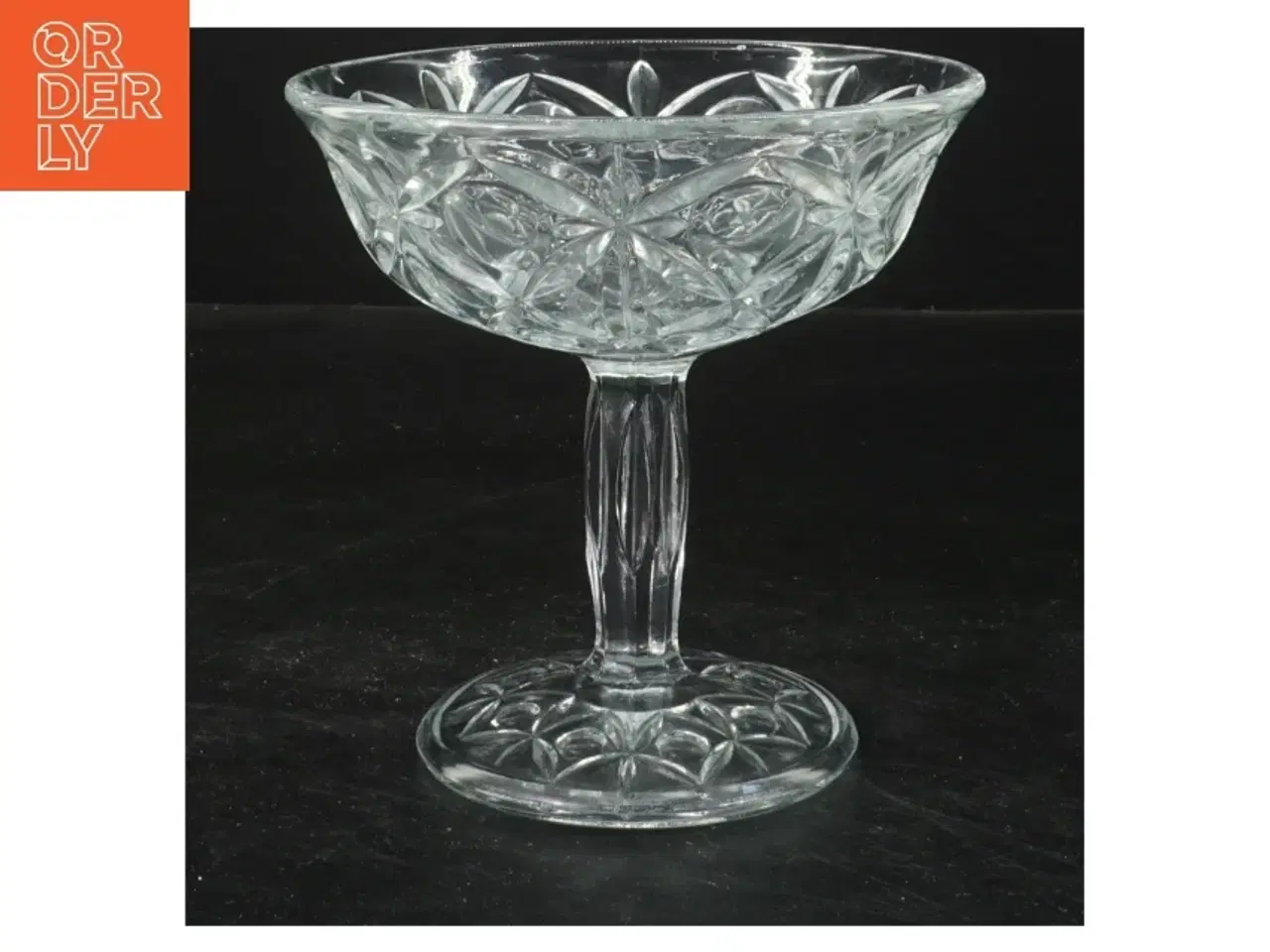 Billede 1 - Krystal opsats (str. 13x14 cm)