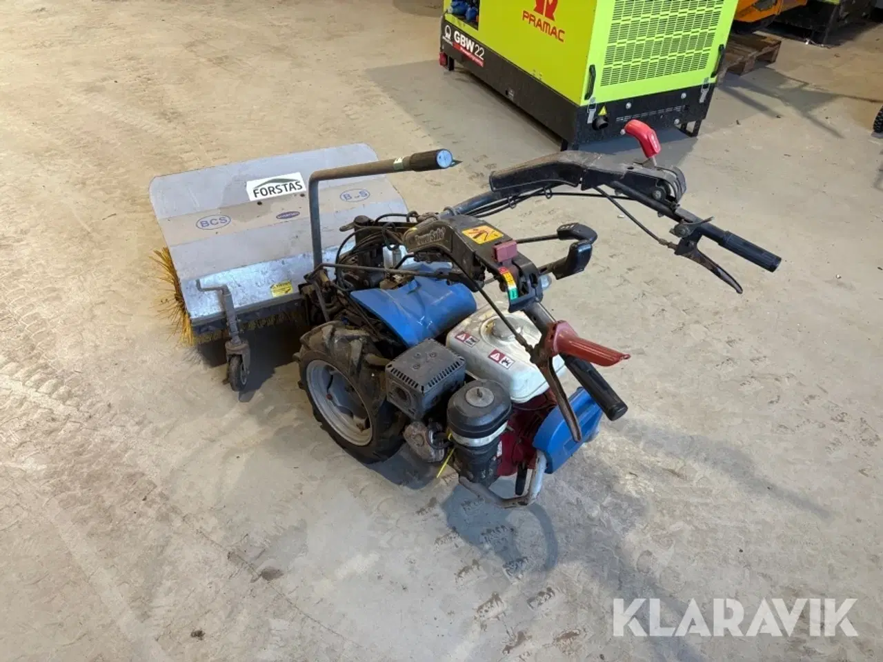 Billede 3 - 2-hjulet traktor BCS MC 728 med fejekost