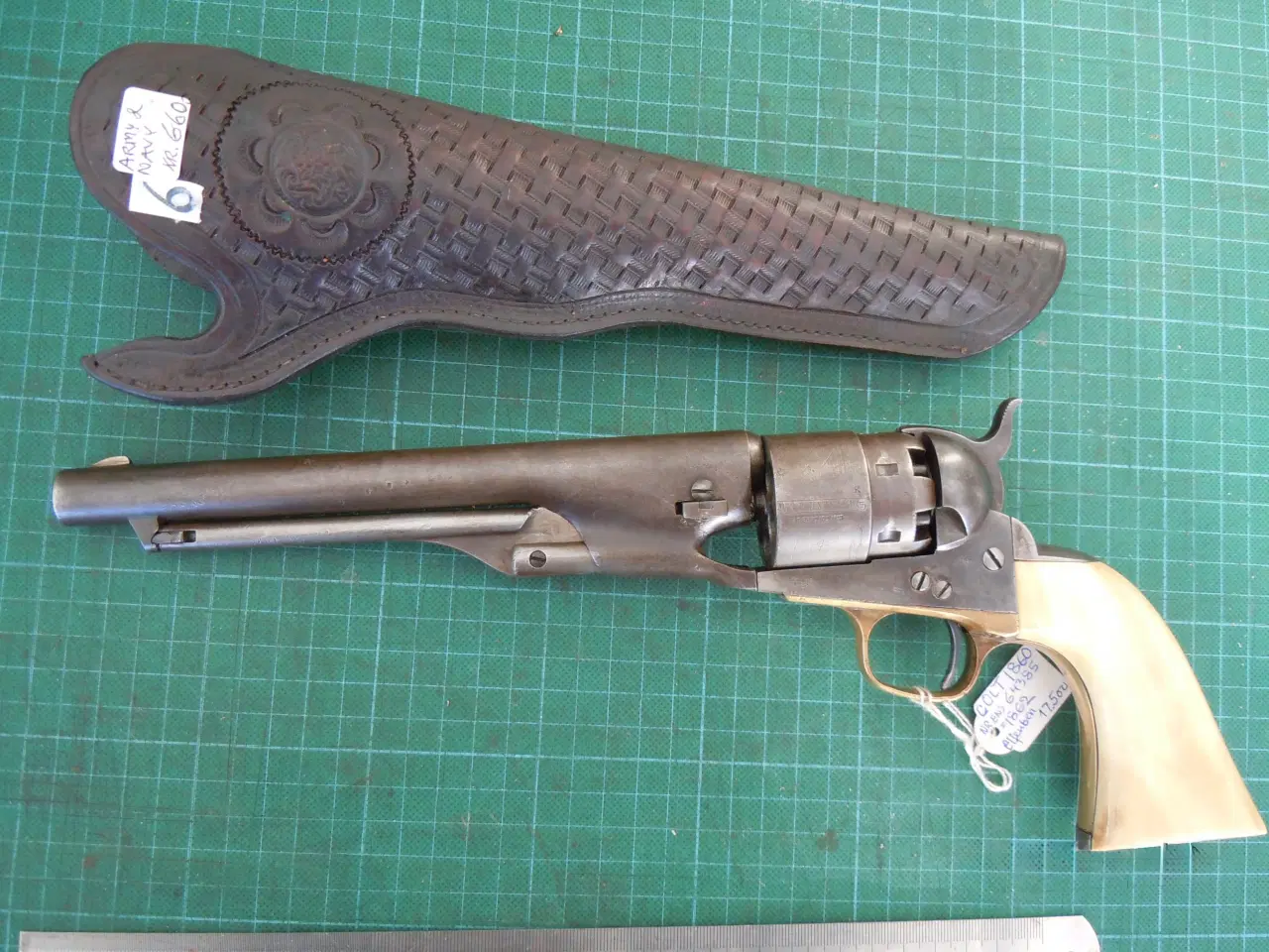 Billede 10 - pistol og revolverhylstre, antikke og nyere.