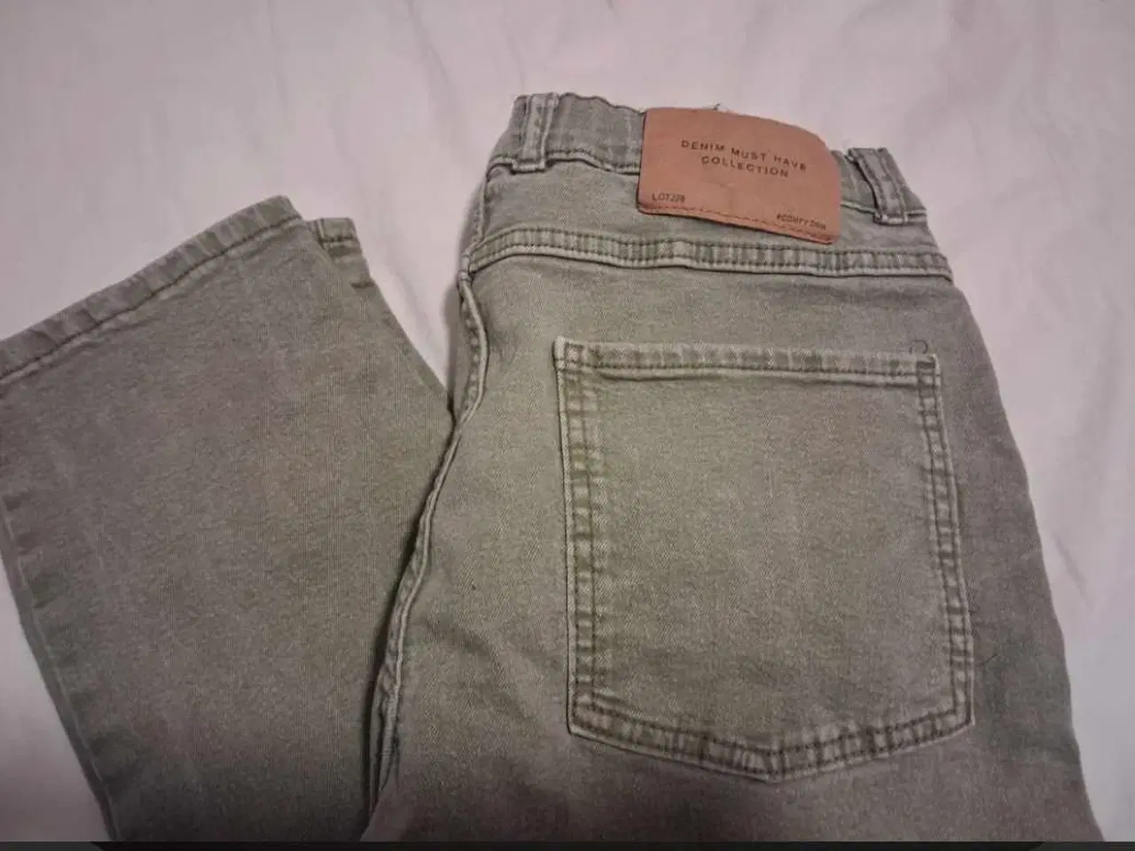 Billede 3 - 158/164, grågrønne Zara Bukser