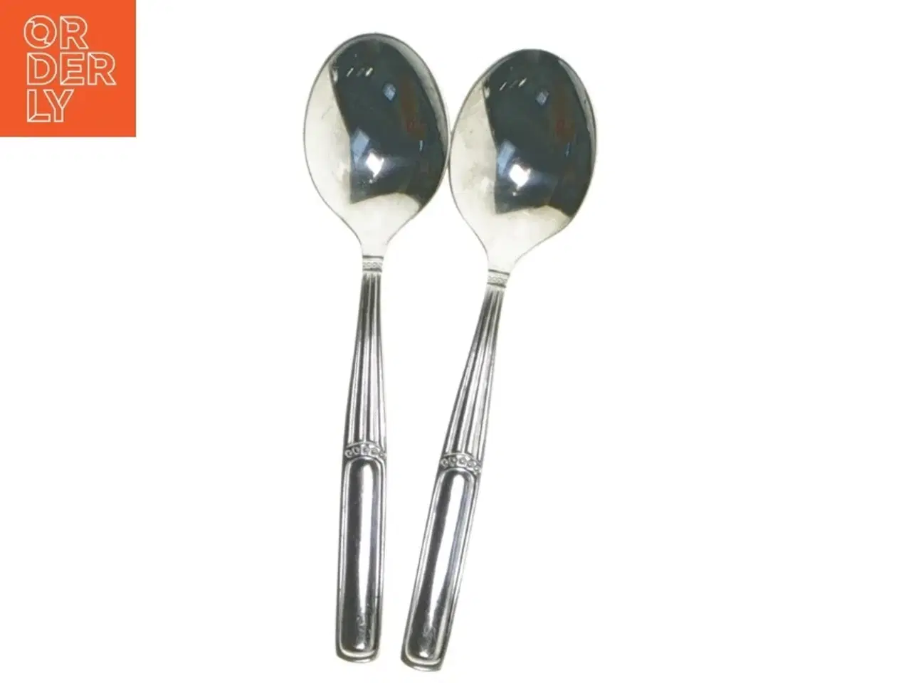 Billede 1 - Sæt af 2 metalskeer (str. 11,5 cm)