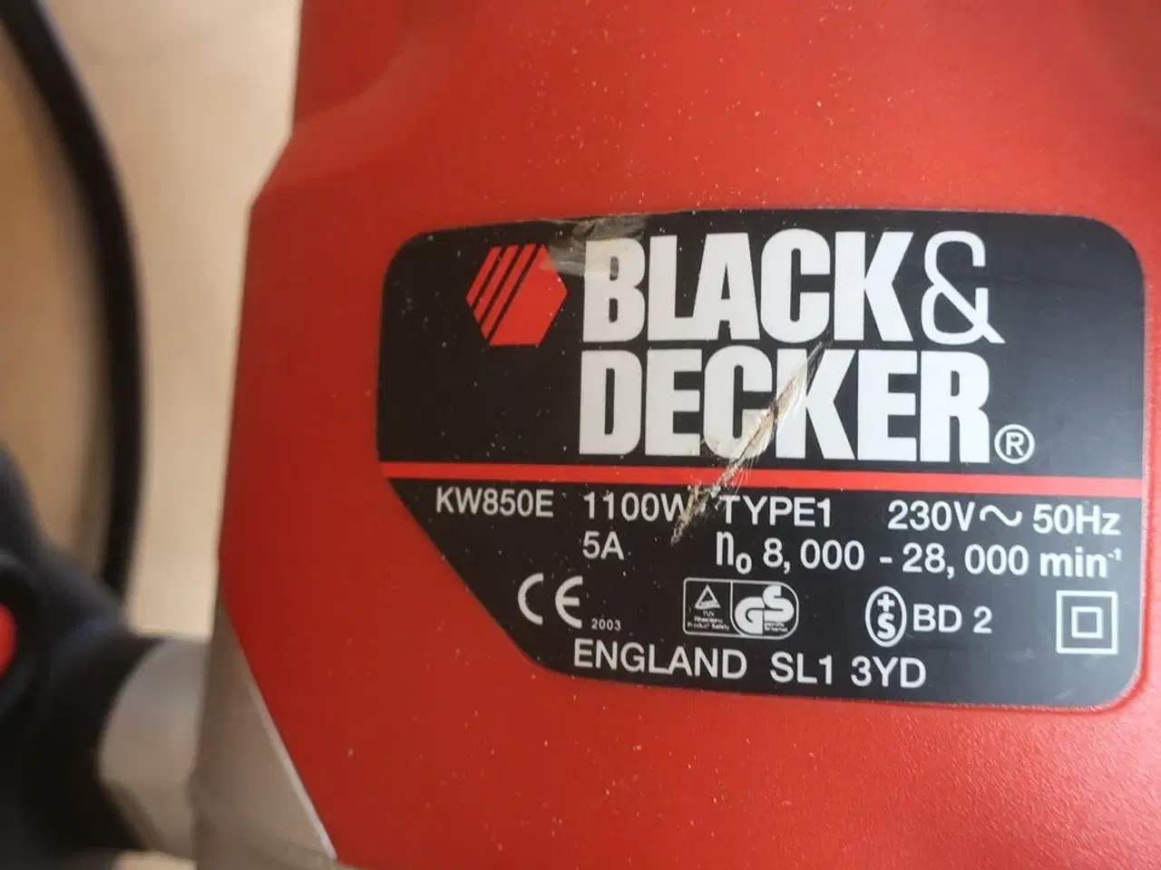 Billede 3 - 6 stk. elværktøj og fræsejern