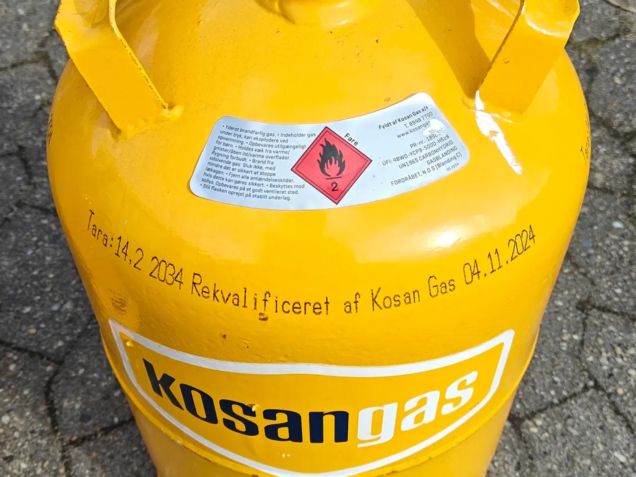 Billede 4 - 3 x Plomberede 11 kg Gasflasker - 7260 Sdr Omme