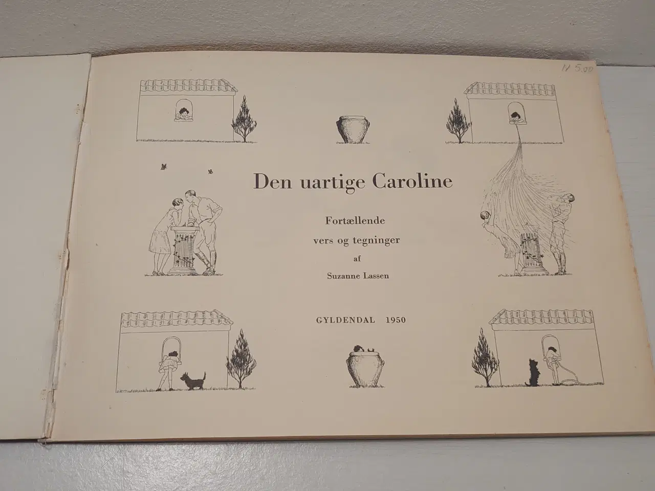 Billede 3 - Suzanne Lassen: Den uartige Caroline. 3.oplag.1950