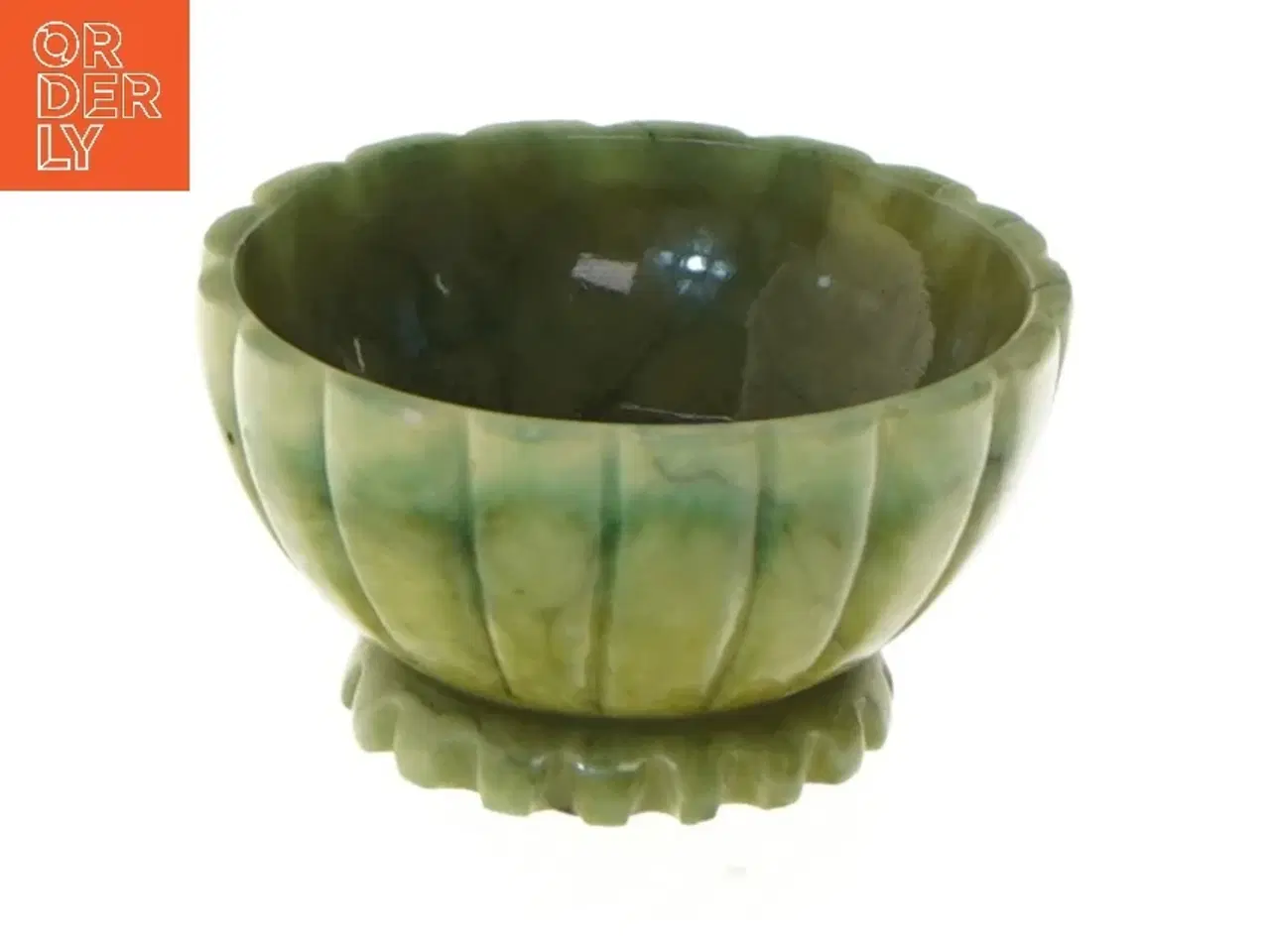 Billede 5 - Dekorativ opbevaringskrukke Italinsk alabastra fra Filii Dello Graziani (str. Ø 8,5 cm)