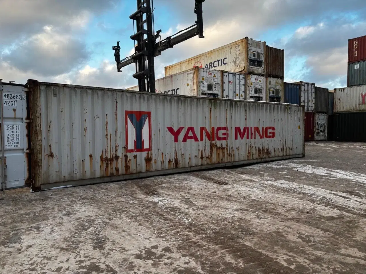 Billede 5 - 40 fods Container- ID: YMLU 482682-2 -Hvidovre