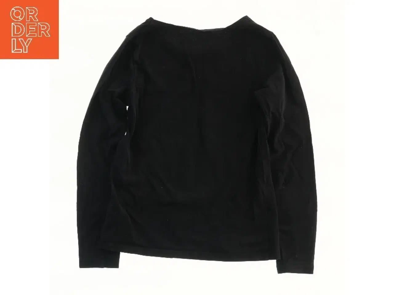 Billede 2 - Langærmet sort trøje fra H&M (str. 122)