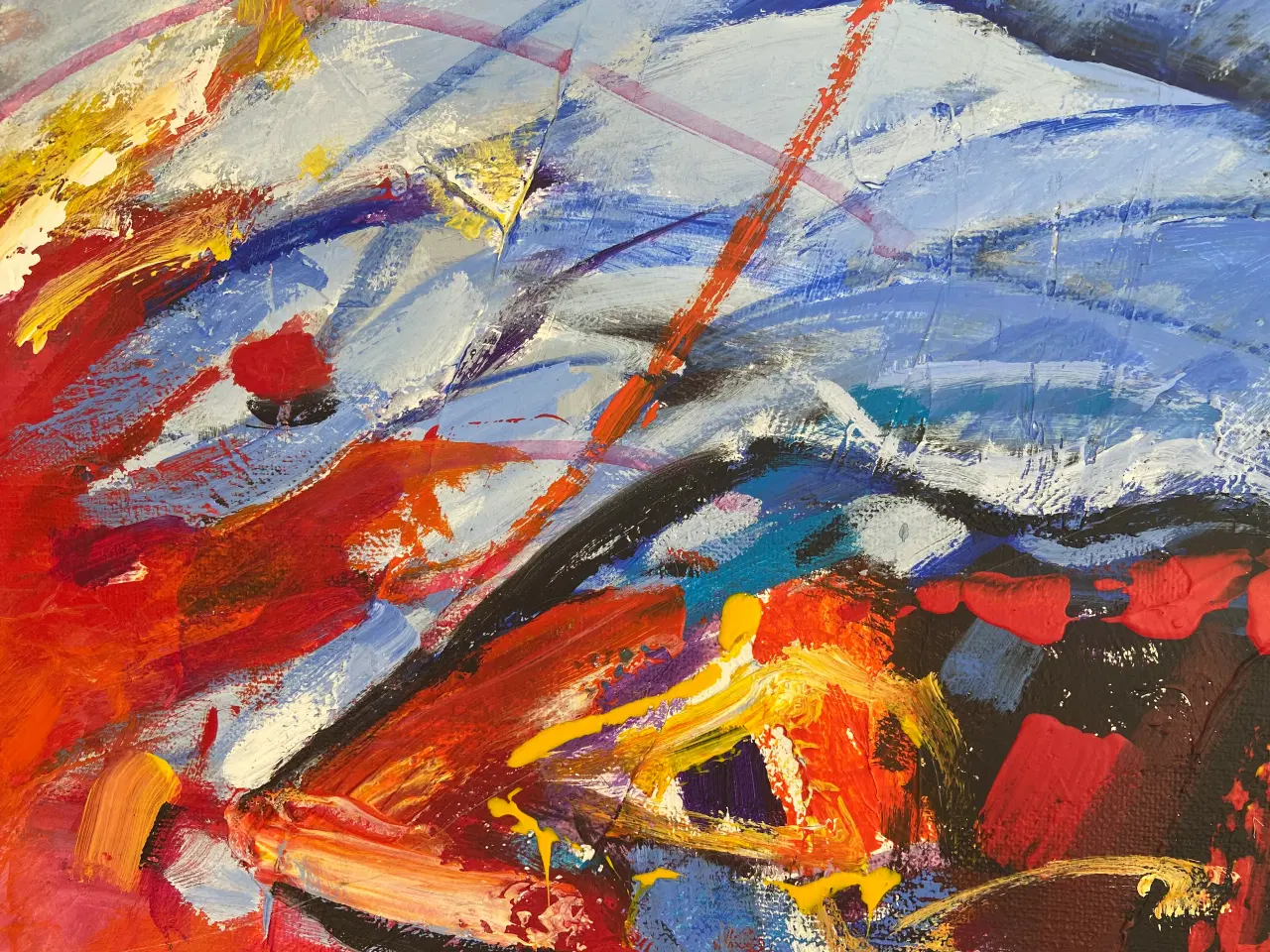 Billede 3 - Per Dahl, African Images, Maleri 1997, højde 173, 