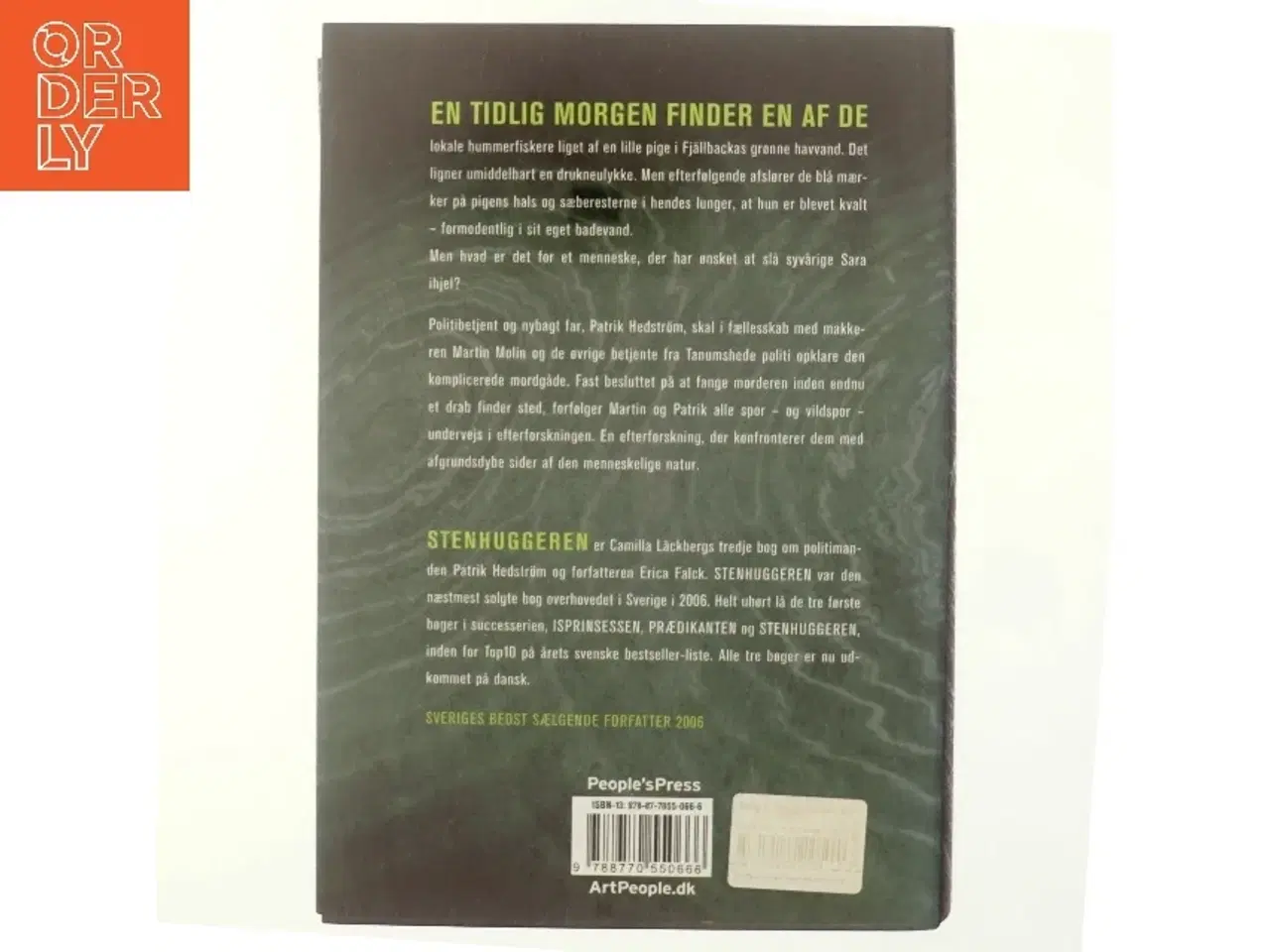 Billede 3 - Stenhuggeren : kriminalroman af Camilla Läckberg (Bog)