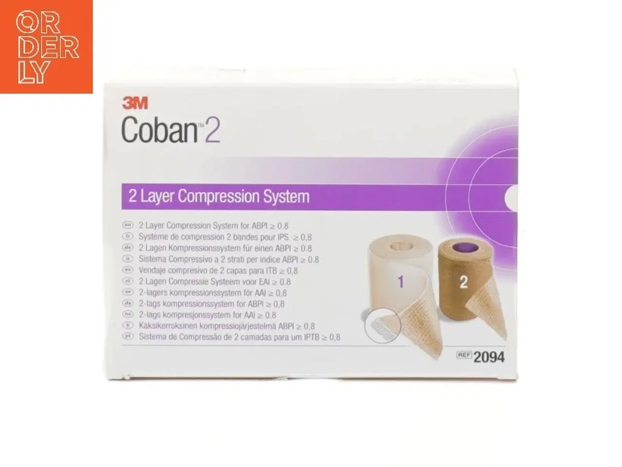 Billede 3 - 3M Coban 2 kompressionssystem fra 3M (str. 16x11,5 cm)