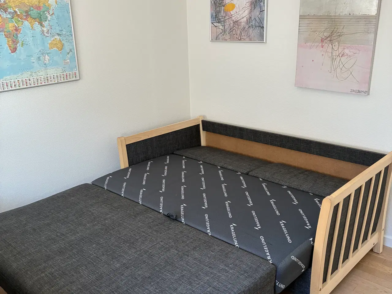Billede 3 - Sovesofa i mørkegrå til salg