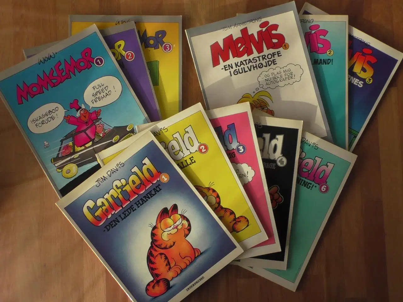 Billede 1 - Tegneserier albums Garfield momsemor Melvis