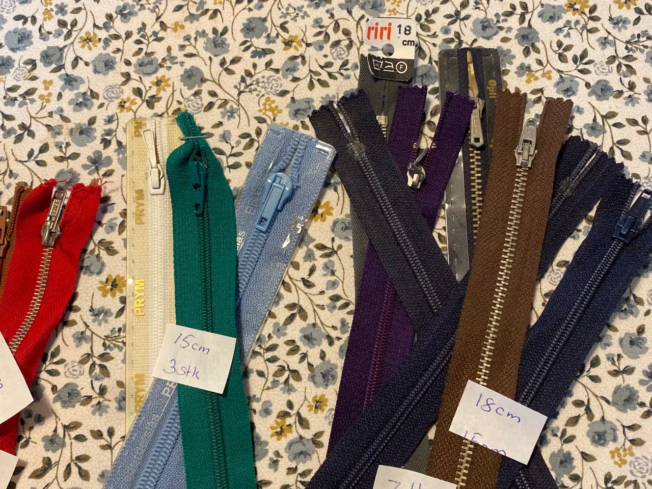 Billede 7 - 111 lynlåse fra 6cm til 88 cm i mange farver