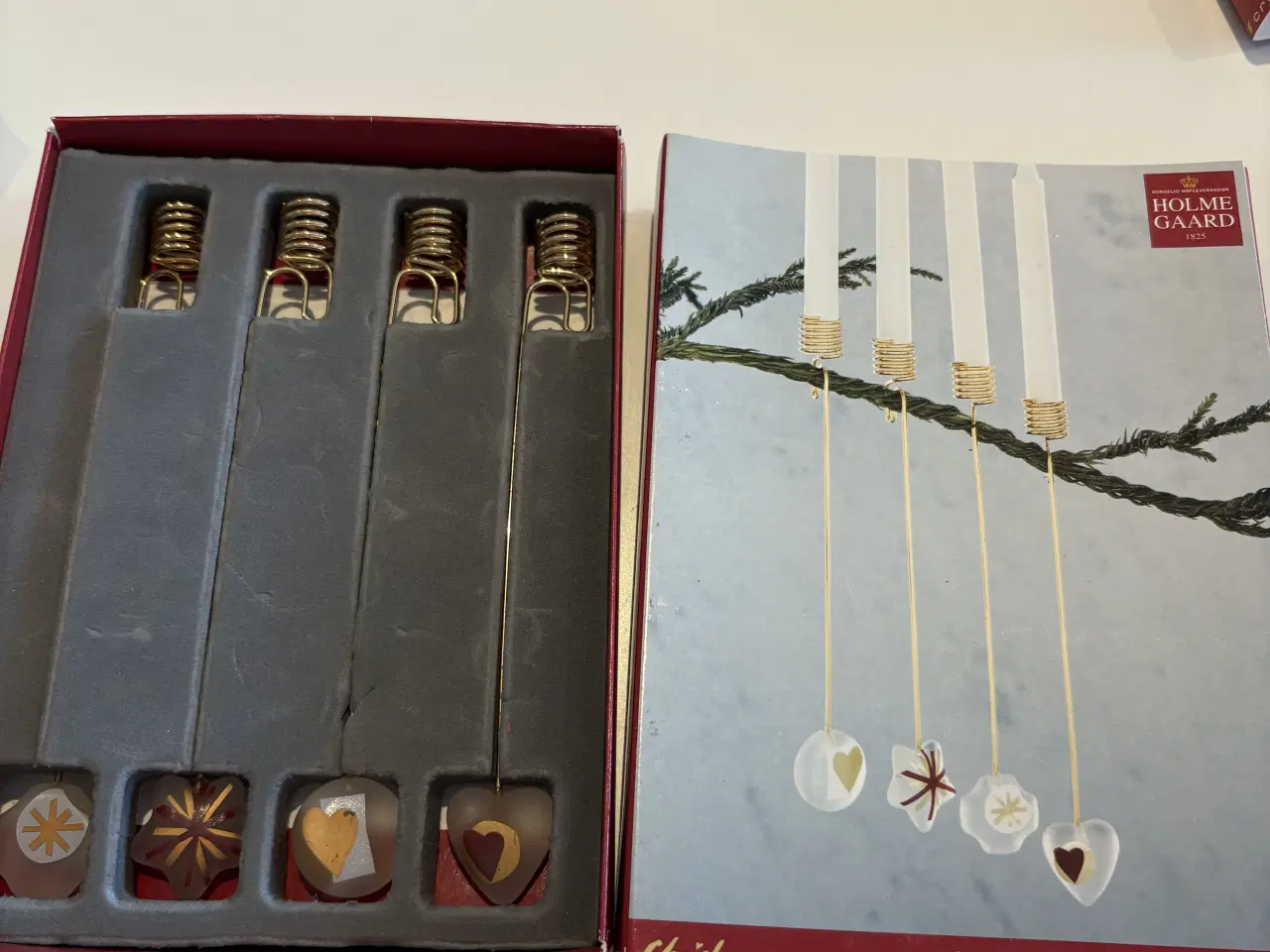Billede 2 - Holmegaard Lysholder til juletræ 