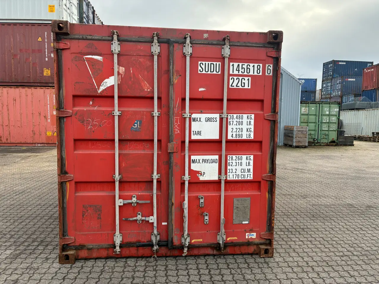 Billede 1 - 20 fods Container- ID: SUDU 145618-6