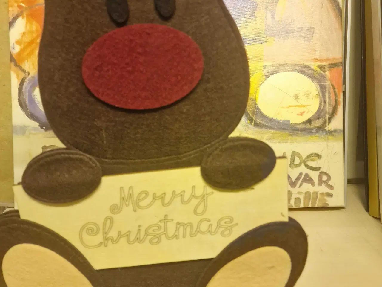 Billede 2 - Julefigur Merry Chrismas