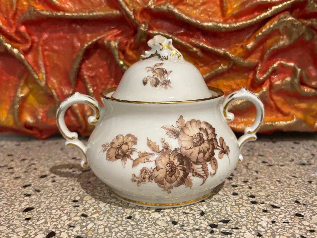 Billede 1 - Smuk Vintage Sukkerskål