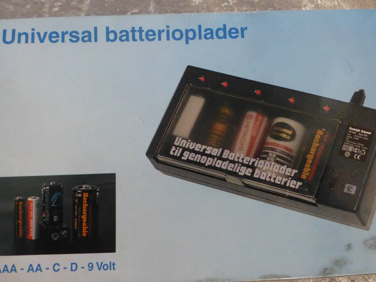 Billede 1 - Batterioplader Universal