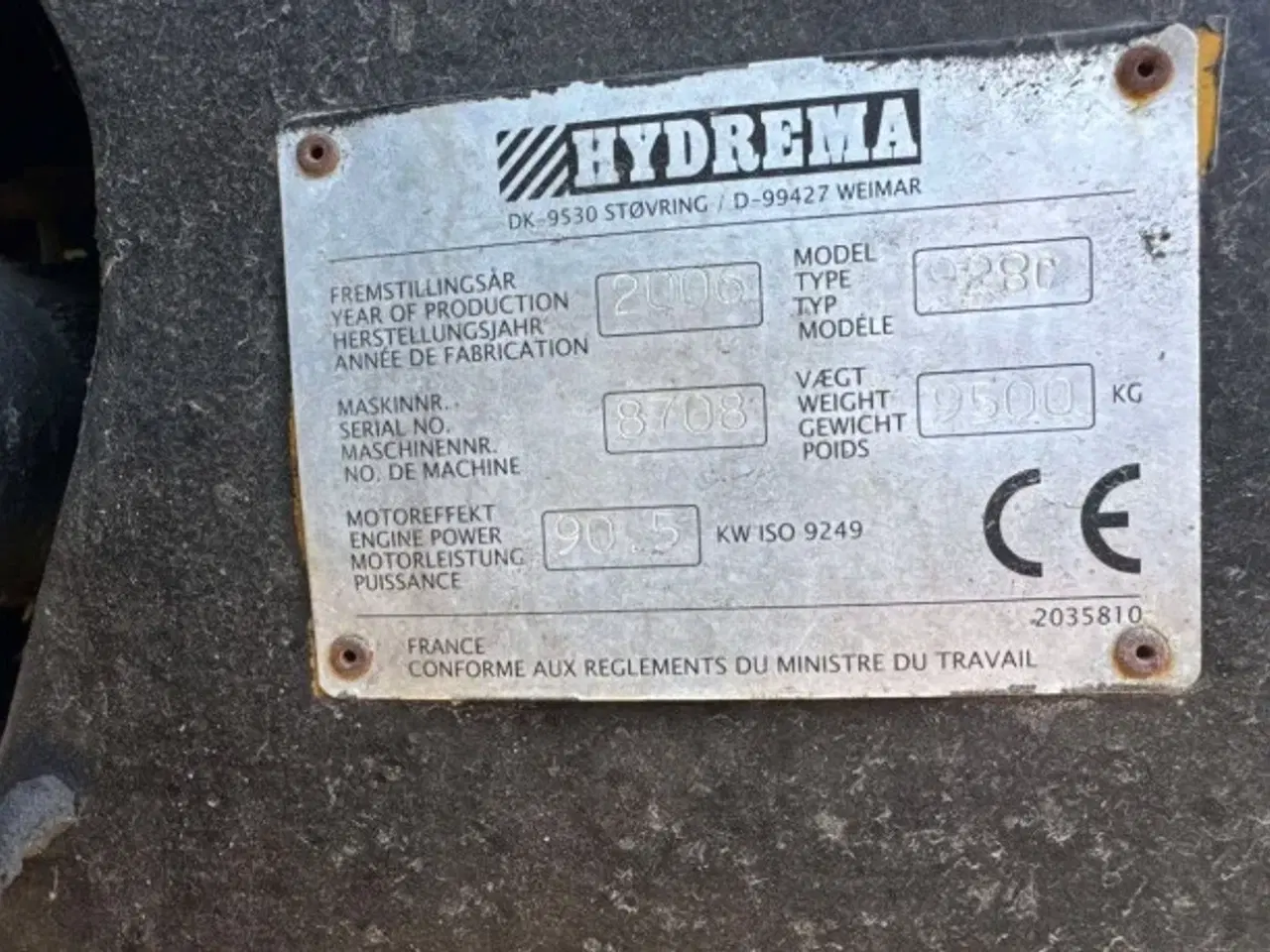 Billede 10 - Hydrema 928C - Rendegraver / Engcon rotortilt & skovlpakke 