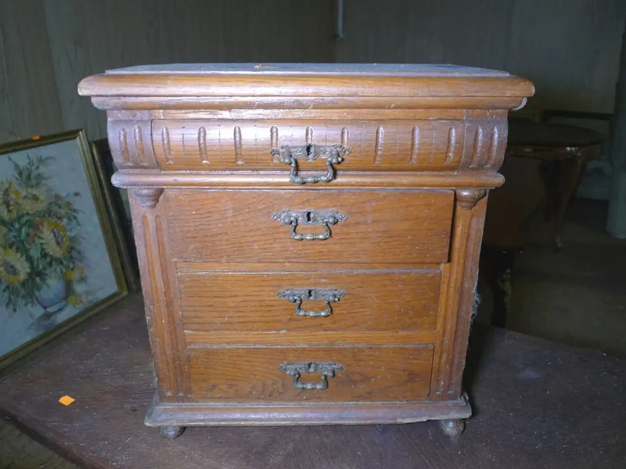 Billede 11 - 12 stk. møbler, sofa med ny stofrulle til ombetrækning