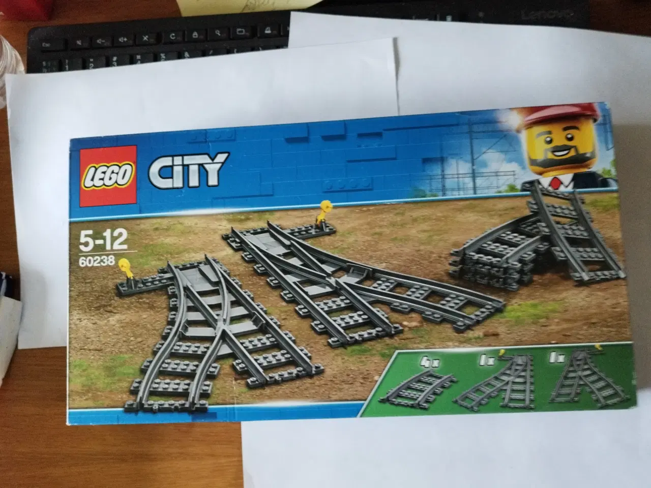 Billede 1 - Lego city med tog skinner 