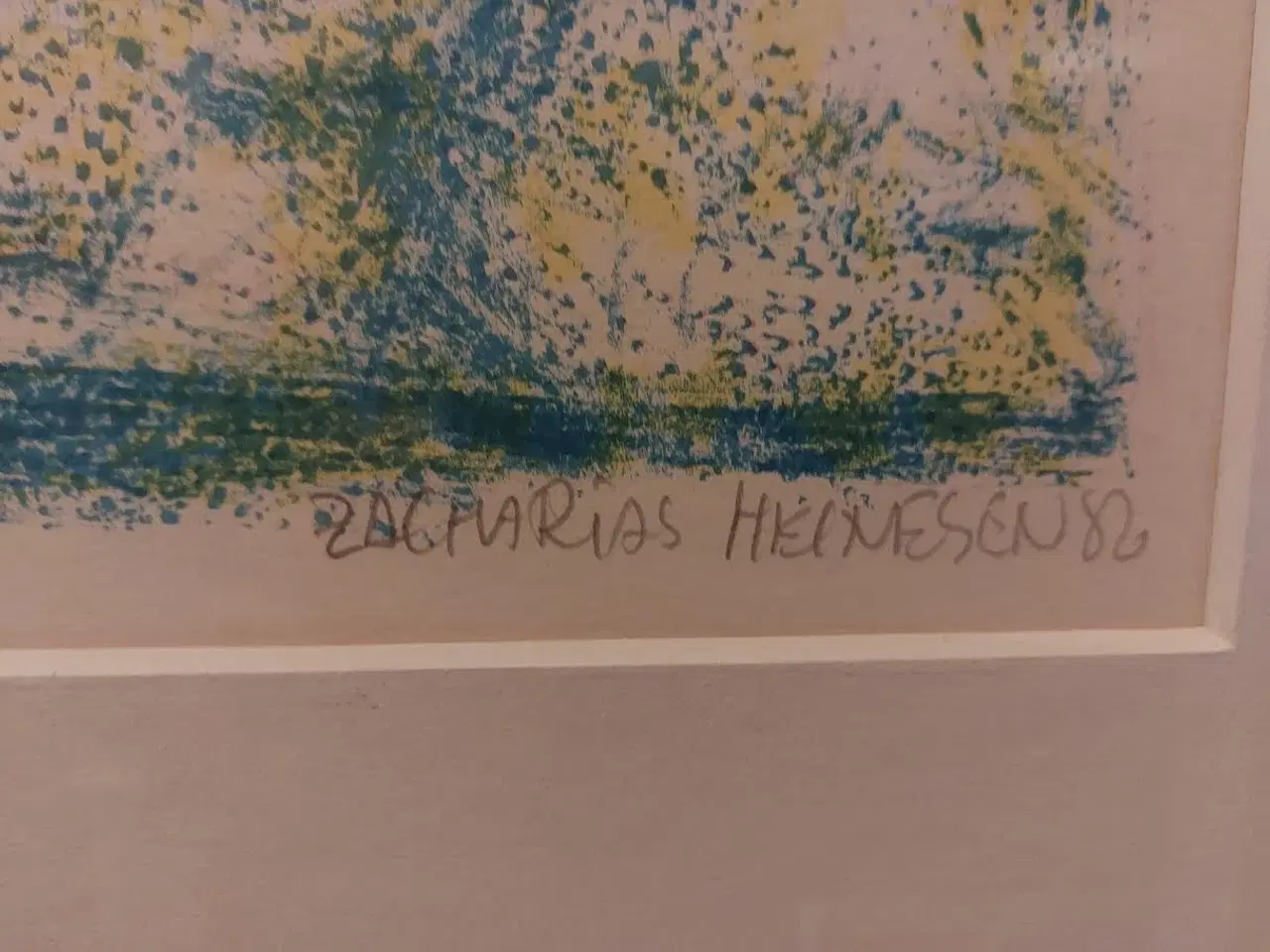 Billede 3 - Litografi Zacharias Heinesen