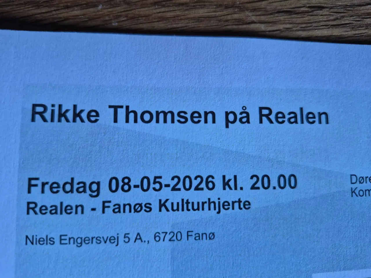 Billede 2 - Koncert med Rikke Thomsen