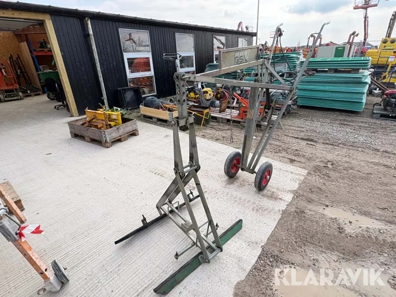 Billede 1 - Fliseløfter / vogn