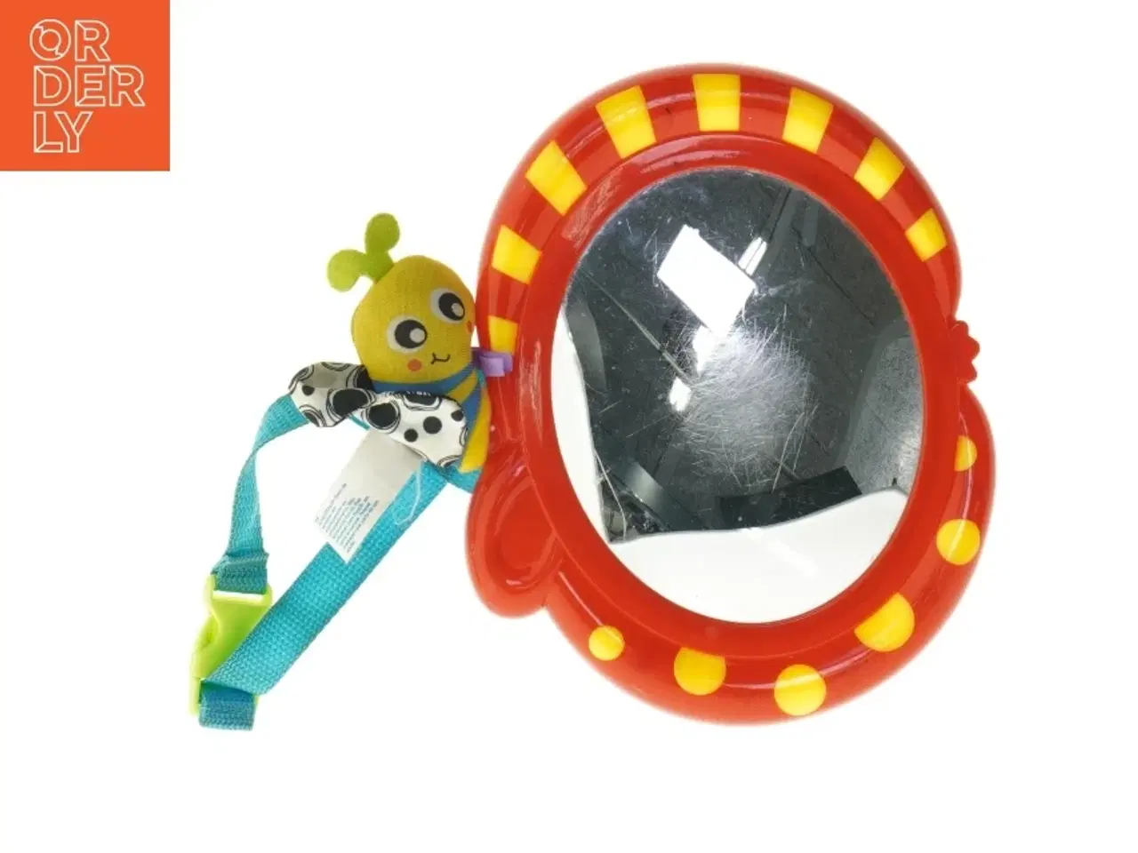 Billede 1 - Børnespejl med legetøjshænger fra Playgro (str. 23x21 cm)