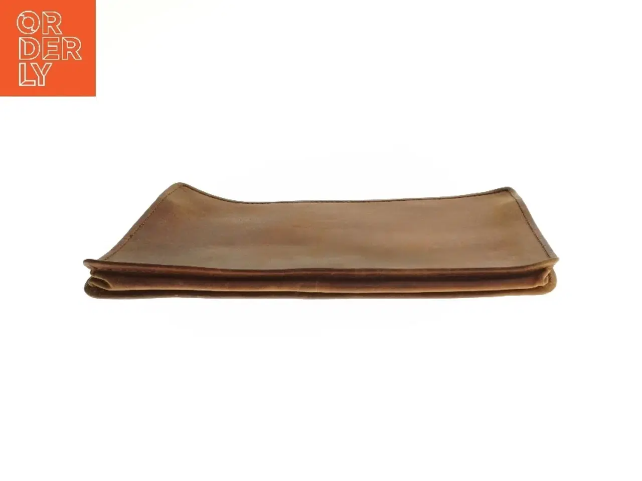 Billede 2 - Læder laptop taske fra Lucleon (str. 35x26 cm)