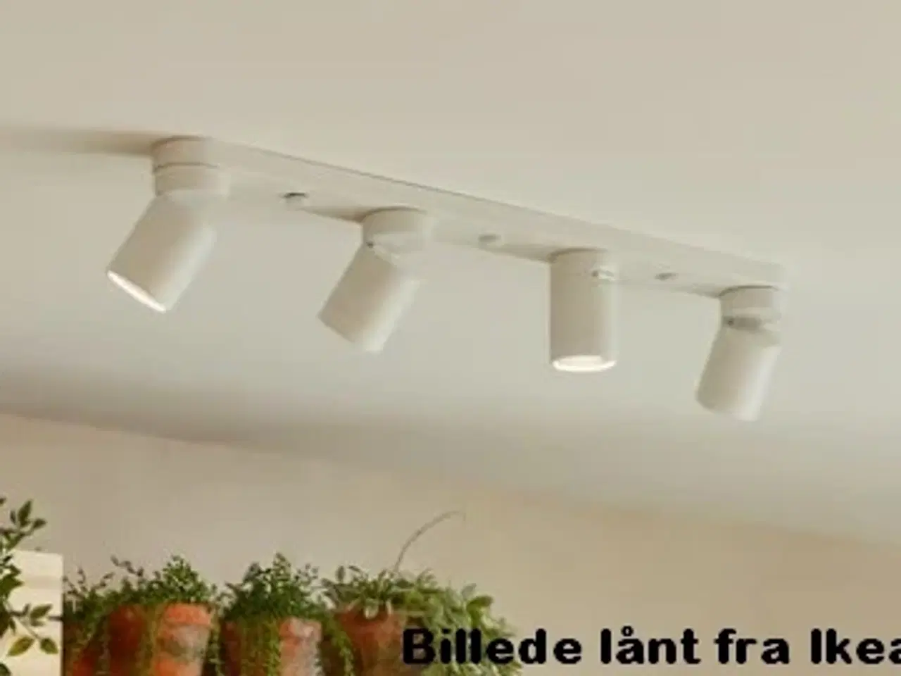 Billede 2 - Ikea Nymåne loftspot med 4 spots