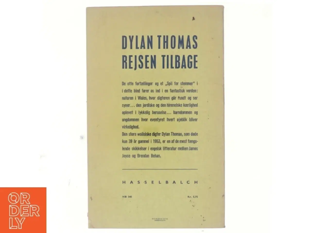 Billede 3 - Rejsen tilbage af Dylan Thomas (bog)