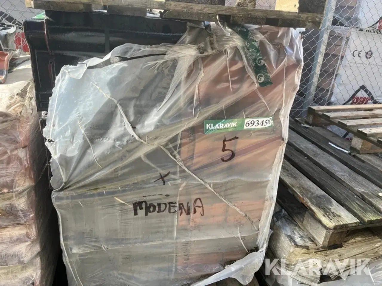 Billede 8 - Tegl Tagsten ABC Modena Carbon farve 1 Palle