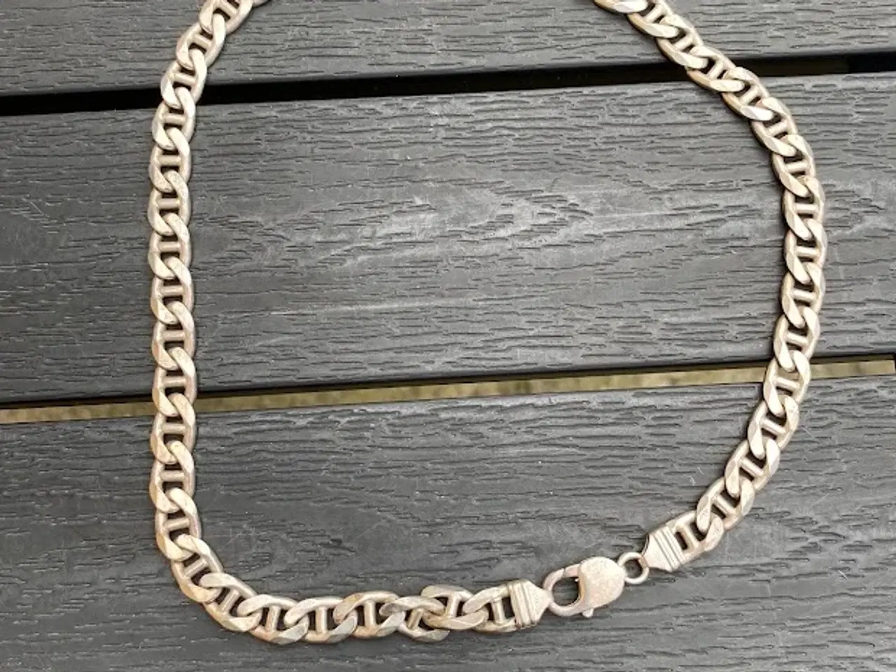 Billede 2 - ⭐️ Ankerkæde i Sterlingsølv (925) - 47 cm