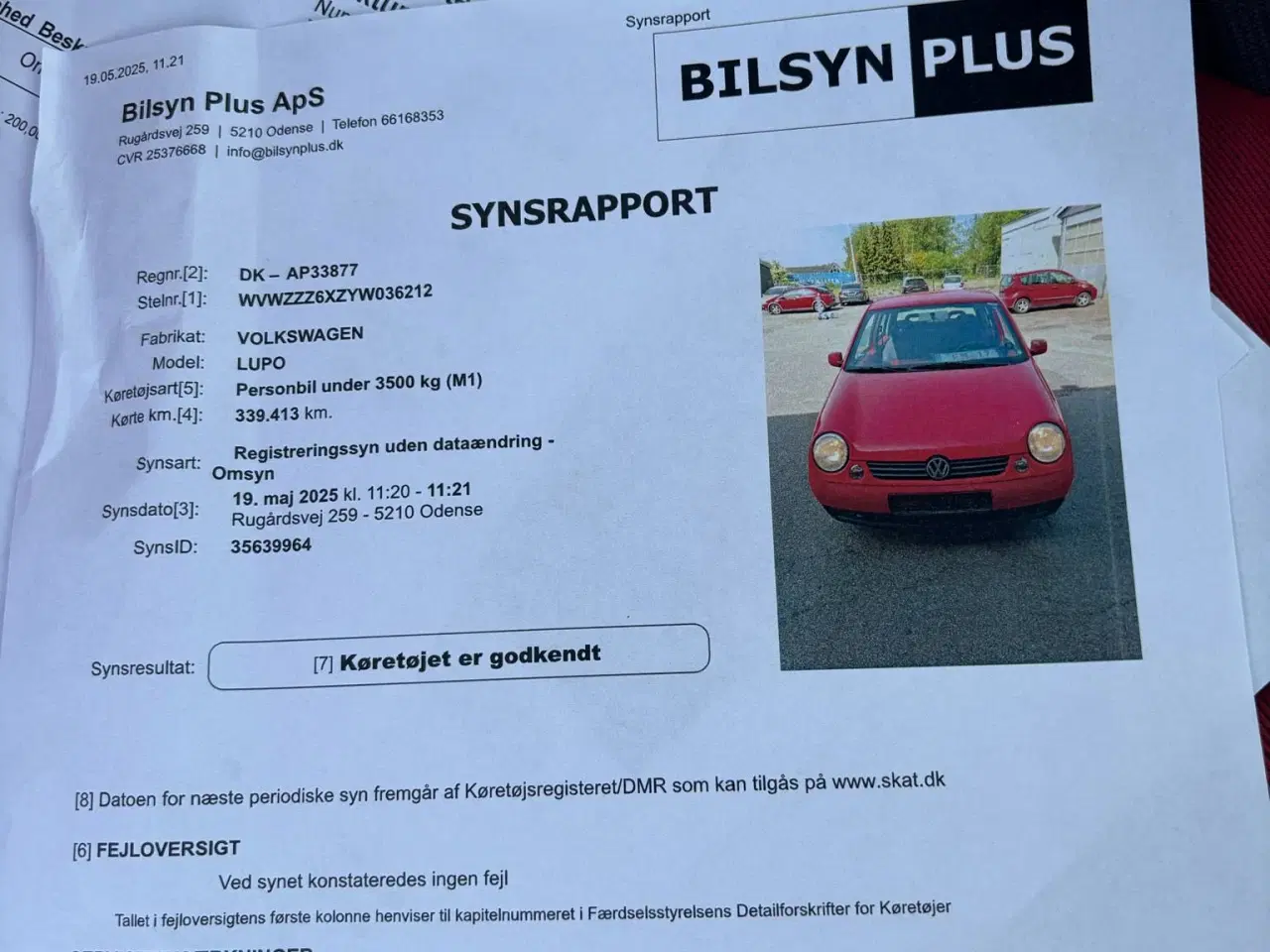Billede 7 - Fin lille vw Lupo nys…