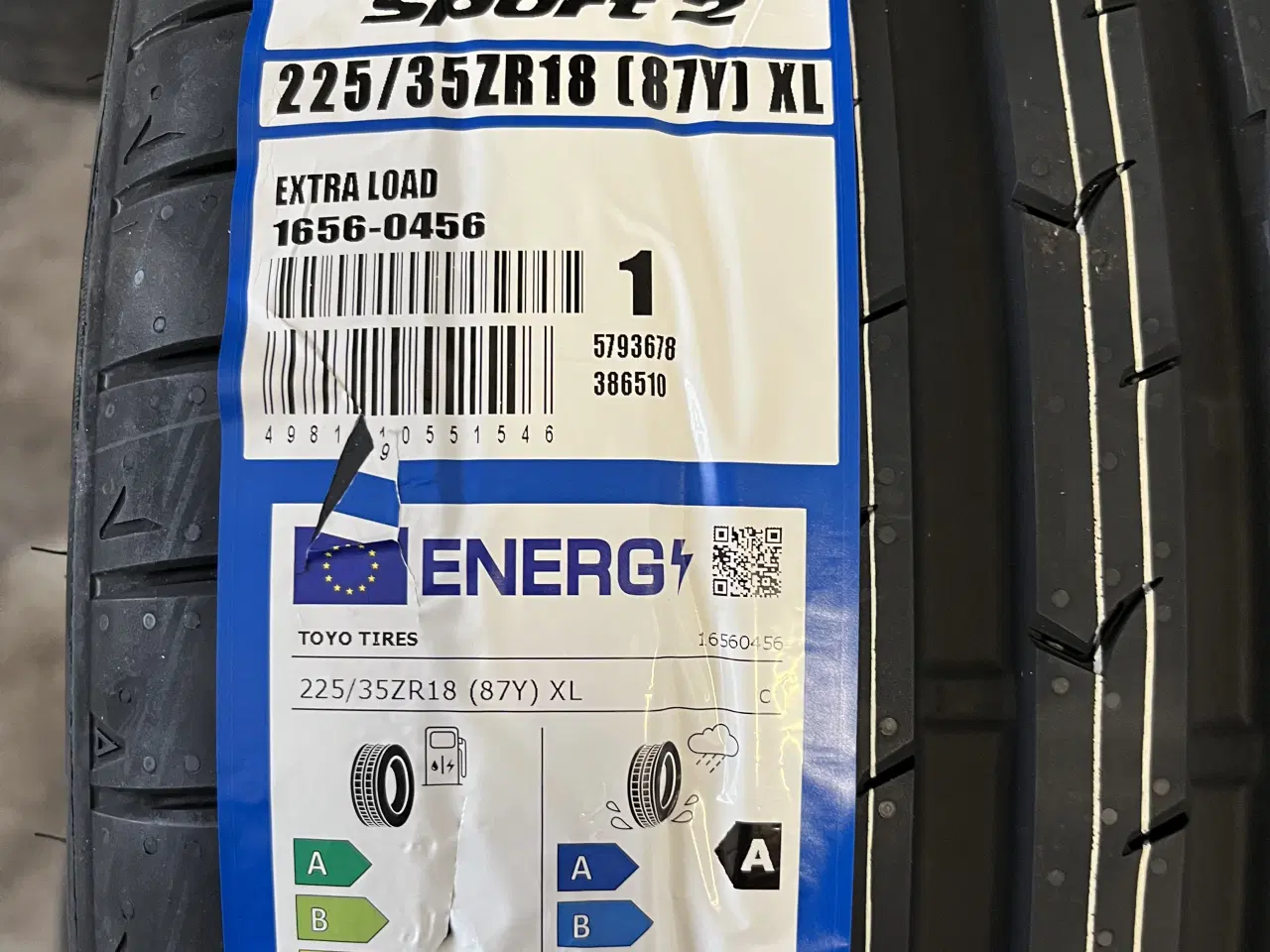 Billede 1 - Toyo Sport 2 Super Lavprofil