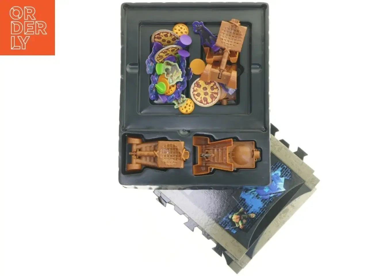 Billede 9 - Turtles pizza spil (str. 39 x 32 cm)