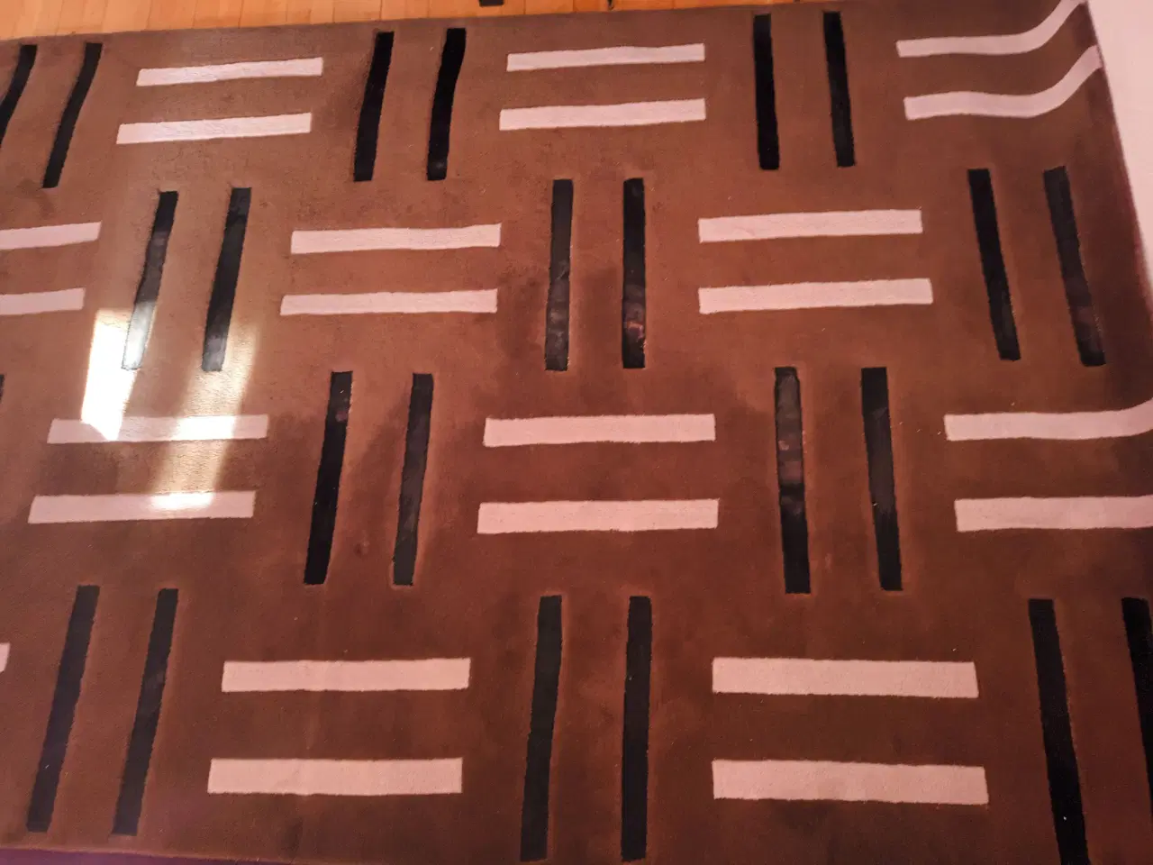 Billede 1 - tilbud brun tæppe af ULD 2x3 meter