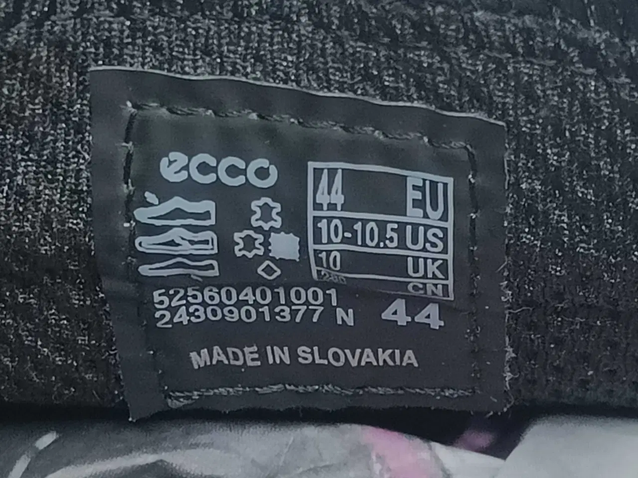 Billede 10 - Ecco sort læder sko 44str