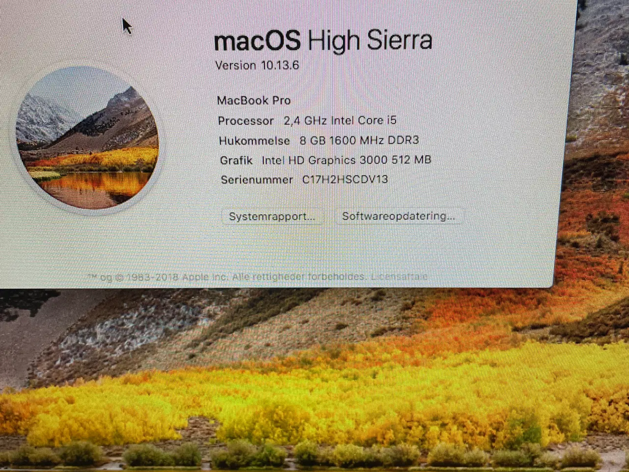Billede 1 - MacBook pro 8,1