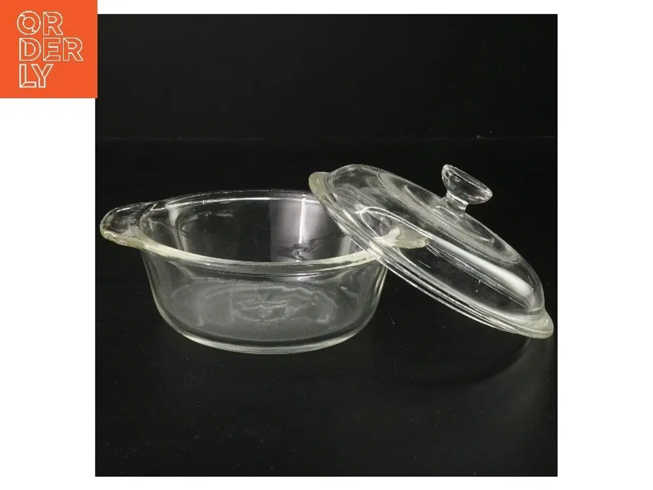 Billede 2 - Glasgryde med låg (str. Ø 14,5 cm)