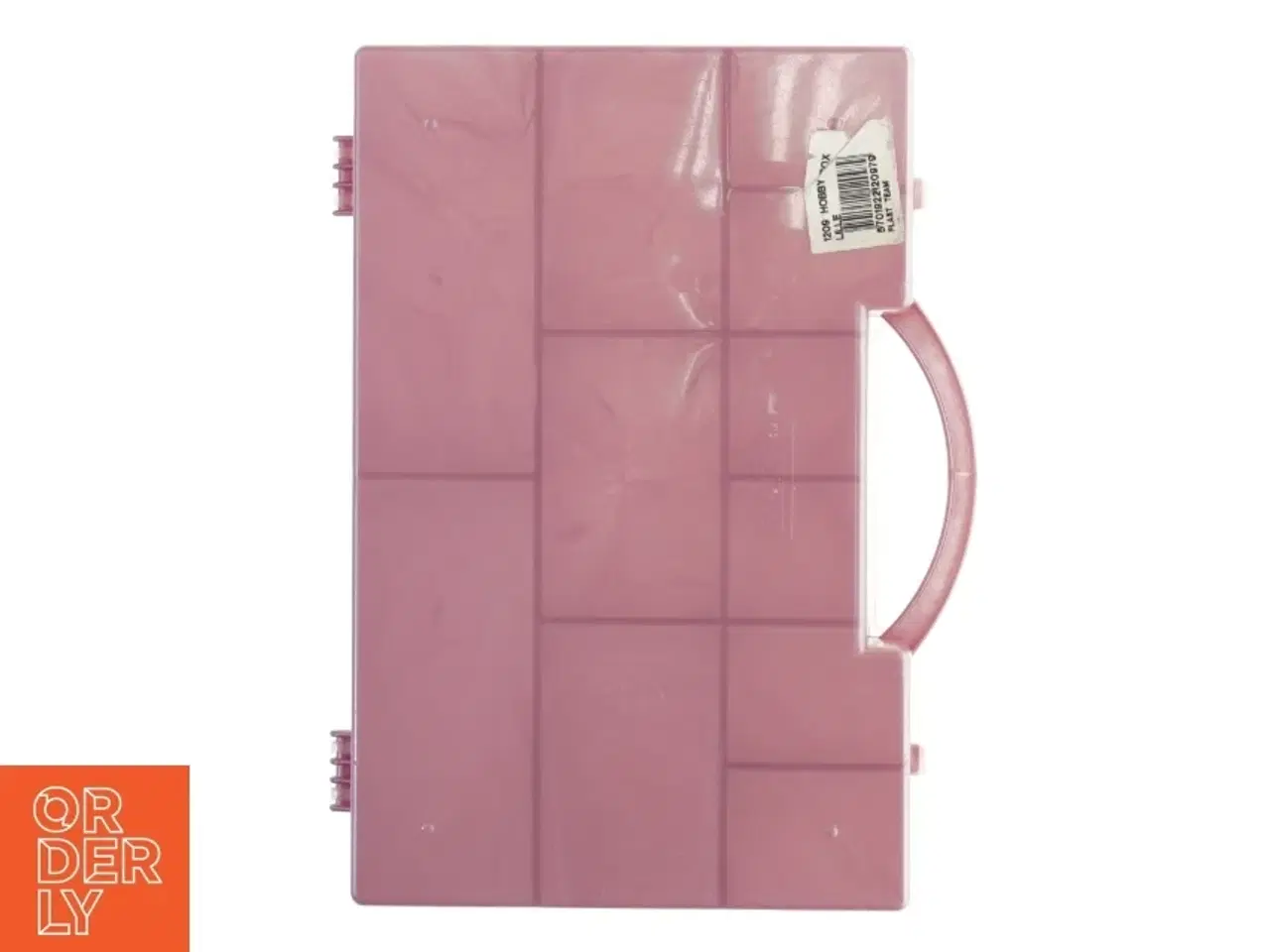 Billede 3 - Plastik opbevaringsboks med rum (str. 27,5 x 18 cm)