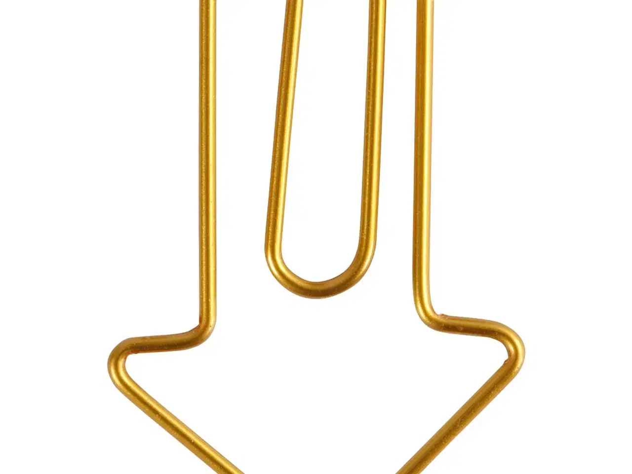 Billede 1 - Guldklips 40x25 mm - 6 stk. til kreative projekter