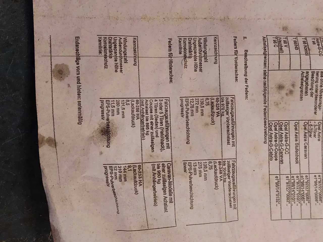 Billede 2 - Astra g 40mm sænkningssæt